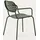 Kave Home Brai Gartenstuhl 56 x 60,5 x 81 cm grün 4 St.