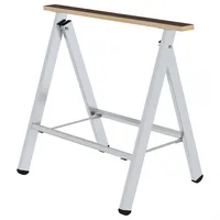 Günzburger Arbeitsbock Aluminium/Holz klappbar 81,5 cm grau