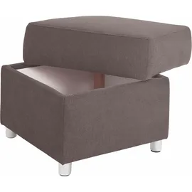sit&more Hocker Sonoma mit Stauraumfach 58 x 45 x 48 cm Grau