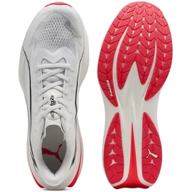 Puma Deviate Pure Nitro Herren Weiß/Rot/Silber 46
