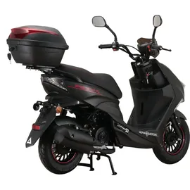 Alpha Motors Speedstar FI 50 ccm 3,0 PS 45 km/h mattschwarz inkl. Topcase