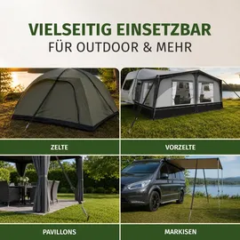 moritz Sturmband 13 Meter Markise Schwarz
