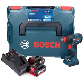 Bosch GDX 18V-210 C inkl. 2 x 4,0 Ah + Ladegerät + Connectivity Modul + L-Boxx