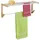 Relaxdays Handtuchhalter Wand Bambus Natur/Weiß