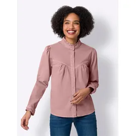 Heine Jeansbluse rosa 42