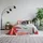 Relaxdays Truhenbank Gepolstert Silber 39 x 77 x 39 cm