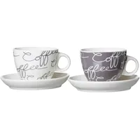 Ritzenhoff & Breker Cornello Cappuccinotasse 0,18 l Grau 4 St.