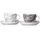 Ritzenhoff & Breker Cornello Cappuccinotasse 0,18 l Grau 4 St.