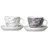 Ritzenhoff & Breker Cornello Cappuccinotasse 0,18 l Grau 4 St.
