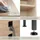Tectake Sideboard 147 x 41 x 60,5 cm Braun