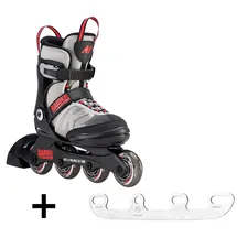 K2 RAIDER grau/rot/schwarz 29-34