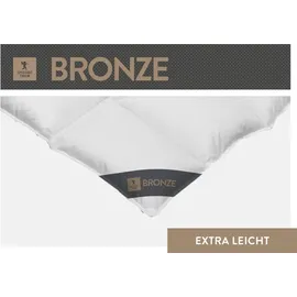 SPESSARTTRAUM Daunendecke Bronze medium Daunen, 10% Federn 155x220 cm