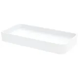 Bette Art Aufsatz-Waschtisch ohne Hahnloch, A182 800 x 400 mm, A182000 Weiß