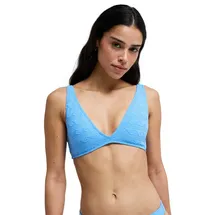 Roxy Triangel-Bikini-Top "Paradise Wave Elongated Tri", Damen, Gr. XL, Cup B, silber lake blau make a splash, Obermaterial: 92% Microfaser, 8% Elasthan;, Bikini-Oberteile