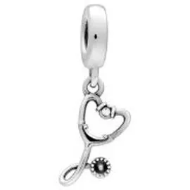 Pandora Stethoskop Herz Silber 799072C01
