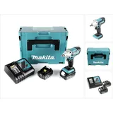 Makita DTW 190 RTJ Akku Schlagschrauber 18V 190 Nm + 2x Akkus 5,0Ah + Schnellladegerät im Makpac 2