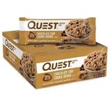 Quest Nutrition Quest Protein Bar, 12 x 60 g Riegel, Chocolate Chip Cookie Dough