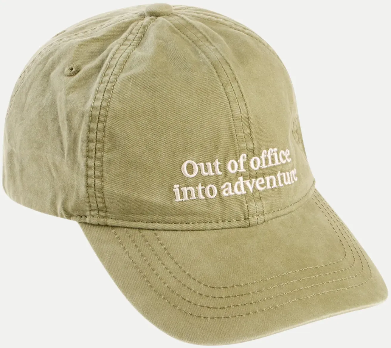 Cap mit Schriftzug Beige