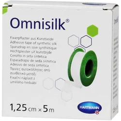 Omnisilk Fixierpflaster Kunstseide 1,25 cmx5 m