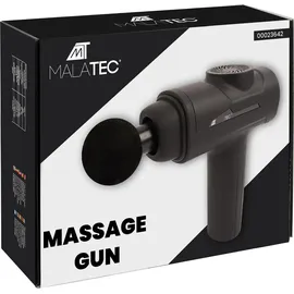 Malatec Massagepistole 8 Aufsätze 6 Intensitätsstufen Nacken Schulter Rücken Körper 23642 - Schwarz