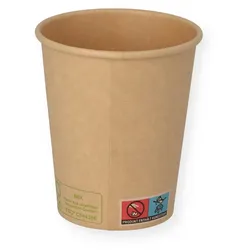 Nette 1000 To Go Becher braun 200ml Kaffee to Go Becher 0,2 Liter