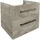 Fackelmann Waschtischunterschrank 2 Schubladen 60 x 50,9 x 48,8 cm Eiche Natur