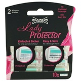 Wilkinson Sword Lady Protector Rasierklingen für Damen Rasierer, 10 St