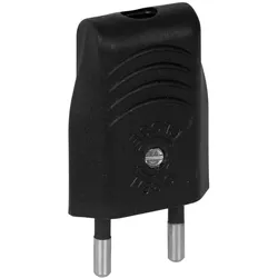 Europa-Stecker, Iso, schwarz