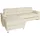 sit&more Eckcouch Kunstleder 3-Sitzer Beige
