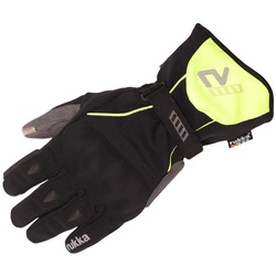 Rukka Virium Gore-Tex Motorradhandschuhe, schwarz-gelb, Größe S M für Männer