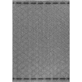 Ayyildiz Outdoorteppich AYYILDIZ TEPPICHE "PATARA 4953", grau, B:140cm H:8mm L:200cm, Polypropylen, Teppiche, Outdoorteppich, Läufer / Pflegeleicht / Strapazierfähig / In- und Outdoor geeignet