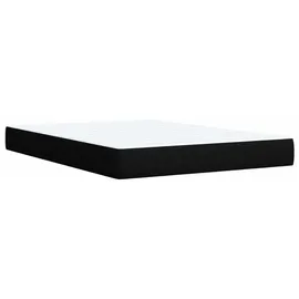 vidaXL LED-Speicherbett 140 x 200 cm Schwarz