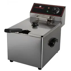 Pujadas Professionelle Fritteuse zum Aufstellen Inox 8 Liter