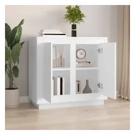 vidaXL Sideboard Weiß 80x34x75 cm Holzwerkstoff