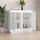 vidaXL Sideboard Weiß 80x34x75 cm Holzwerkstoff
