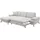 sit&more Eckcouch Polyester mit Bettfunktion 3-Sitzer Grau