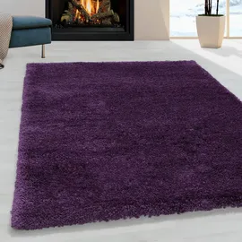 Ayyildiz Fluffy 3500 Hochflorteppich 80 x 150 cm lila