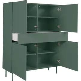 LeGer Home by Lena Gercke Highboard »Essentials«, Höhe: 144cm, MDF lackiert, Push-to-open-Funktion