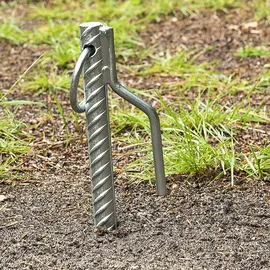 PRO PLUS ProPlus Bodenanker 41cm mit Haken und Ring