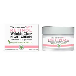 Anti-Falten-Nachtcreme The Conscious Retinol Granatapfel 50 ml