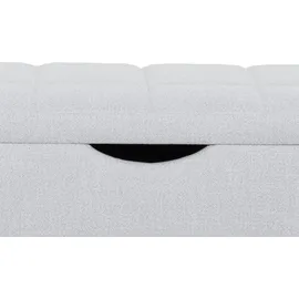 Home Affaire Hockerbank Checked Grau 160 x 42 x 40 cm