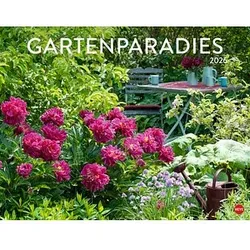 Heye Monats-Wandkalender Gartenparadies 2026