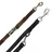 Kerbl Leine schwarz, genäht 20mm / 100cm