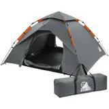 Automatik Pop-Up Camping Zelt Wasserdicht Kuppelzelt für 4 Personen Wurfzelt