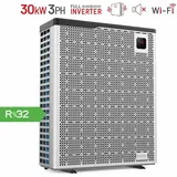 Zealux 30kW 3T INVERBOOST PX Pool-Wärmepumpe -Doppellüfter