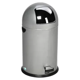 Proregal Klassischer Abfallsammler 33 l Silber