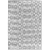 Boxxx Outdoorteppich Ibiza, Grau, Weiß, Textil, Graphik, rechteckig, 160x230 cm, in verschiedenen Größen erhältlich, Teppiche & Böden, Teppiche, Outdoorteppiche