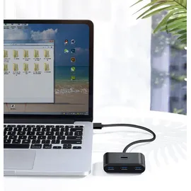 UGREEN USB 3.0 A 4 Ports HUB-Black 1M