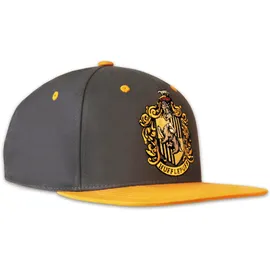 LOGOSHIRT Baseball Cap Hufflepuff grau/gelb One Size