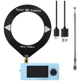 Geeignet Für Si4732 Mini-radioempfänger, Frequenzbereich 10 Khz-180 Mhz, 1,9-zoll-bildschirm, Unterstützt Fm/am/lsb/usb-kurzwellenradio, Si4732 Radio + Rahmenantenne.